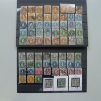 1882-1910, 70 Stehende Helvetia auf Karten, günstig !