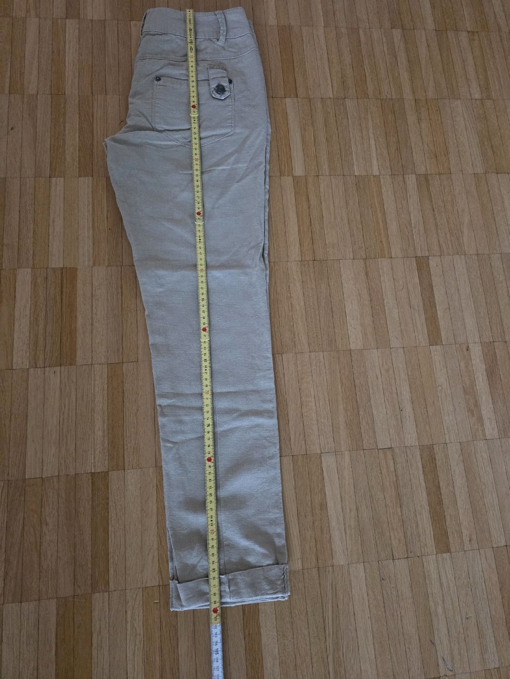 Only Pantaloni: Leinenhose only beige Grösse W36 – Usato da Laufenburg venduto da may_r2st 4