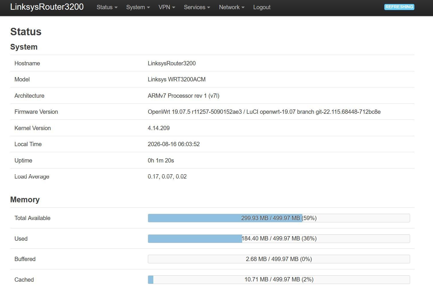 Linksys Modem & Router: Linksys WRT3200ACM – mit OpenWRT 19.07.5 – Usato da Worben venduto da sternli27 7