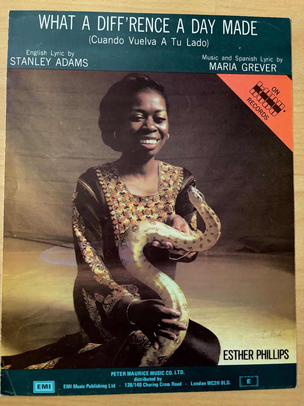 Livres: ESTHER PHILLIPS - WHAT A DIFF'RENCE A DAY MADE MUSIKNOTE – Neuf (Voir description) à Dietlikon par MUSIC_LIFE1961