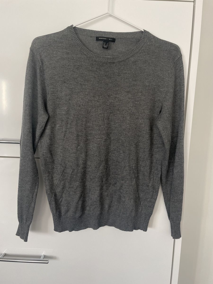 Mango Maglioni & Felpe: Grauer Mango Pullover Gr. S Herbstpulli Strickpulli – Nuovo (secondo la descrizione) da Arbon venduto da llaauraa