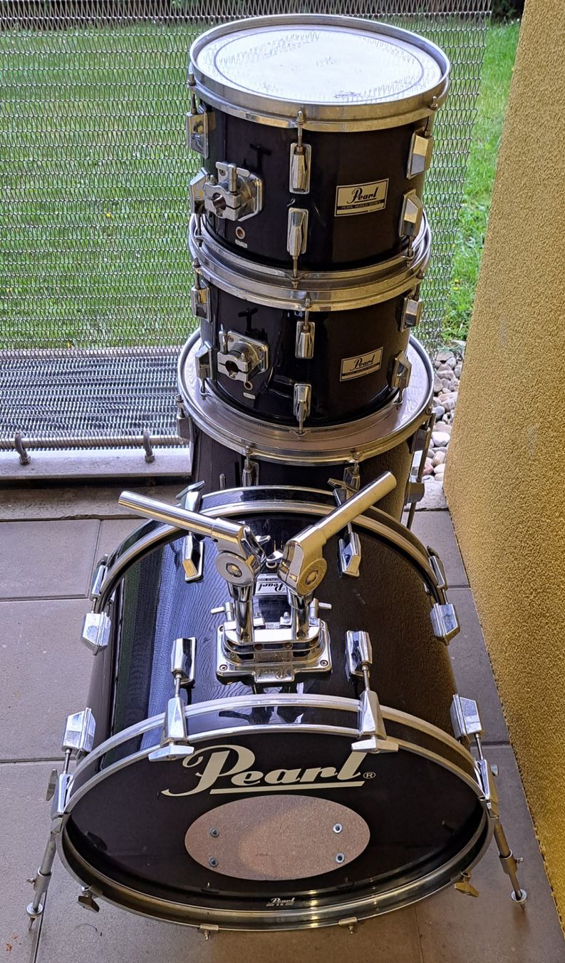 Musikinstrumente: Pearl Vintage Schlagzeug Shell Set – Gebraucht aus Schlieren von