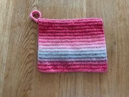 Gehäkelter Topflappen , Abwaschtuch-  Handarbeit