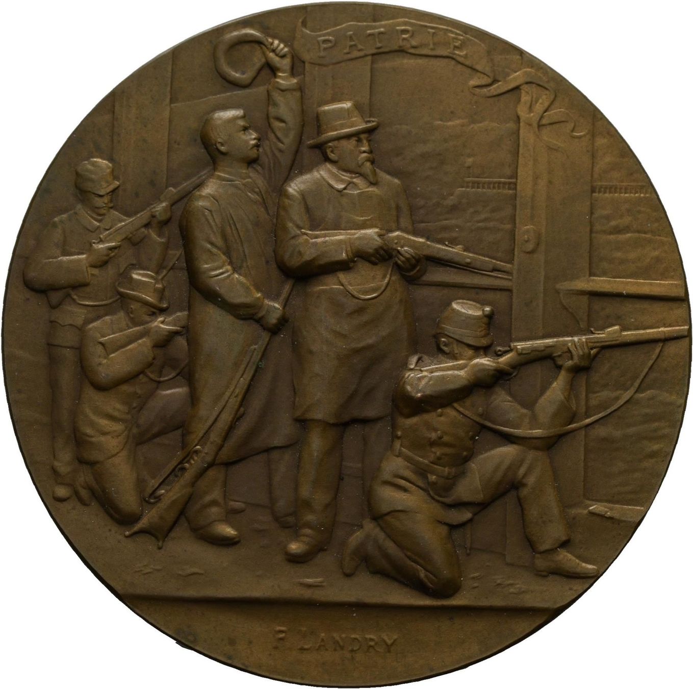 Medaglie: Neuenburg 1898 Bronze mat?/dick /113 – Usato da Trimbach venduto da Solothurn1