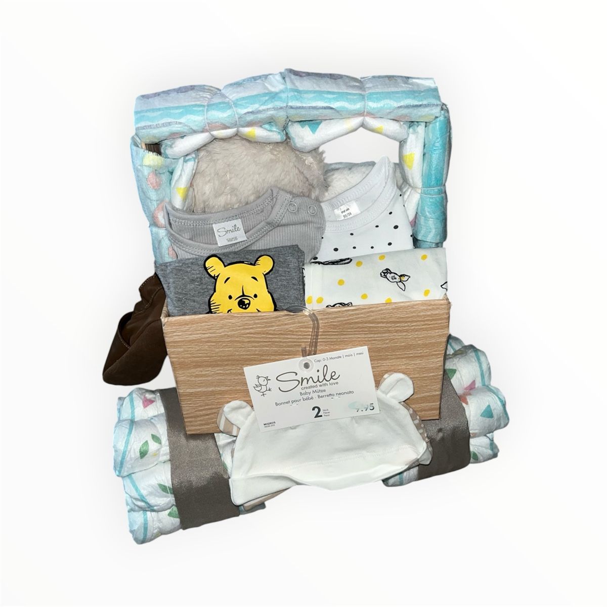 Pampers Bacs à couches & couches: Babygeschenk Windeltorte Jeep – Neuf avec emballage d'origine à Eschlikon TG par murati123 3