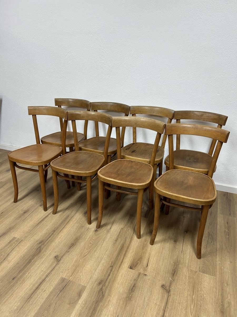 Thonet Sedie: 8er Set Thonet Bistrostühle – Usato da Basel venduto da MoebelSackmann