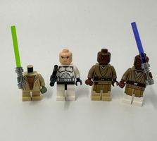 4x LEGO Star Wars Figuren Lot Jedi & Clone Trooper