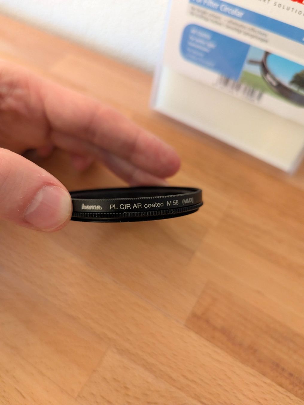 Hama Filtri: Hama Polfilter 58mm, zirkular, PL CIR – Usato da Uster venduto da parasimple 1