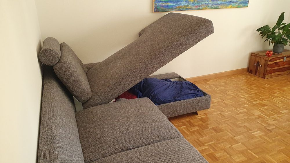 Ausziehbare Couch SÖRVALLEN IKEA 3erSofa grau Kaufen auf Ricardo