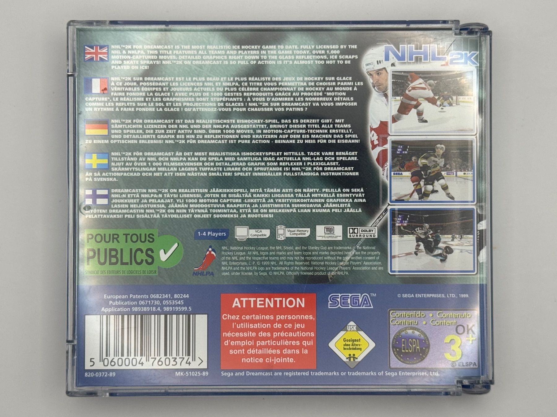 Sega Jeux: Dreamcast NHL 2K – D'occasion à Bettlach par awi_7jcb 1