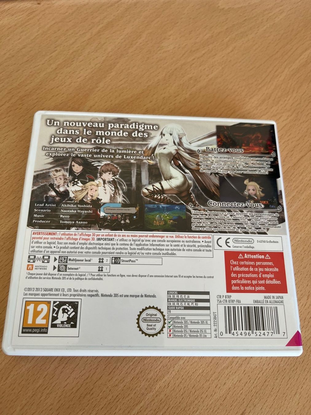 Giochi: Jeu Bravely Default Nintendo 3DS – Usato da Thônex venduto da DEEDLE 3