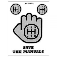 Save the manuals Aufkleber 4teilig (Art. 6344)