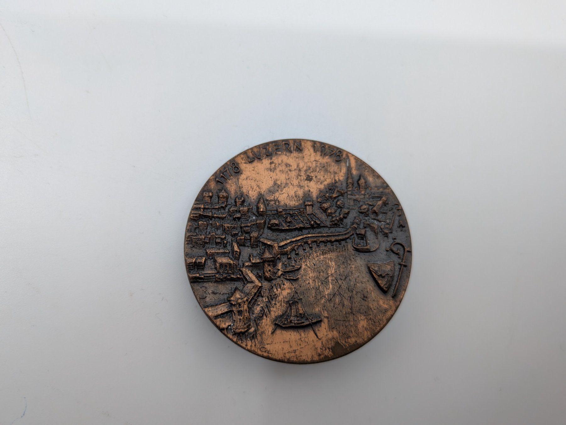 Medaglie: Rolf Brem Medaille oder Brosche – Usato da Emmen venduto da magelan 1
