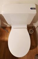 WC mit Spülkasten weiss Keramik gebrauchter Zustand