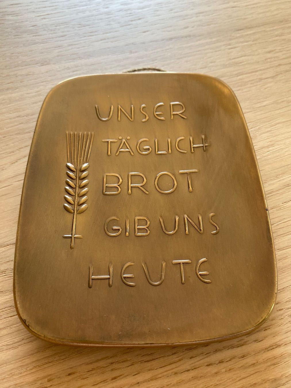 Alle Dekorationen: Haussegen Messing – Gebraucht aus Birr von Vintage-Liebhaber