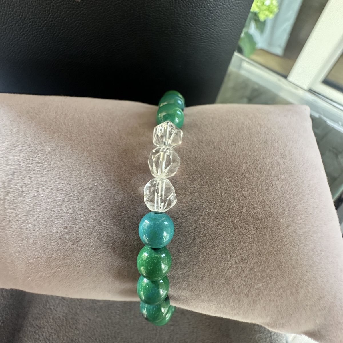 Bracciali & Braccialetti: Chrysokol Stretch Armband mit Anhänger – Nuovo e nell'imballaggio originale da Kriens venduto da Hortensie6 1