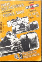 Orig. Rennprogramm Formel 5000 Hockenheim 1969