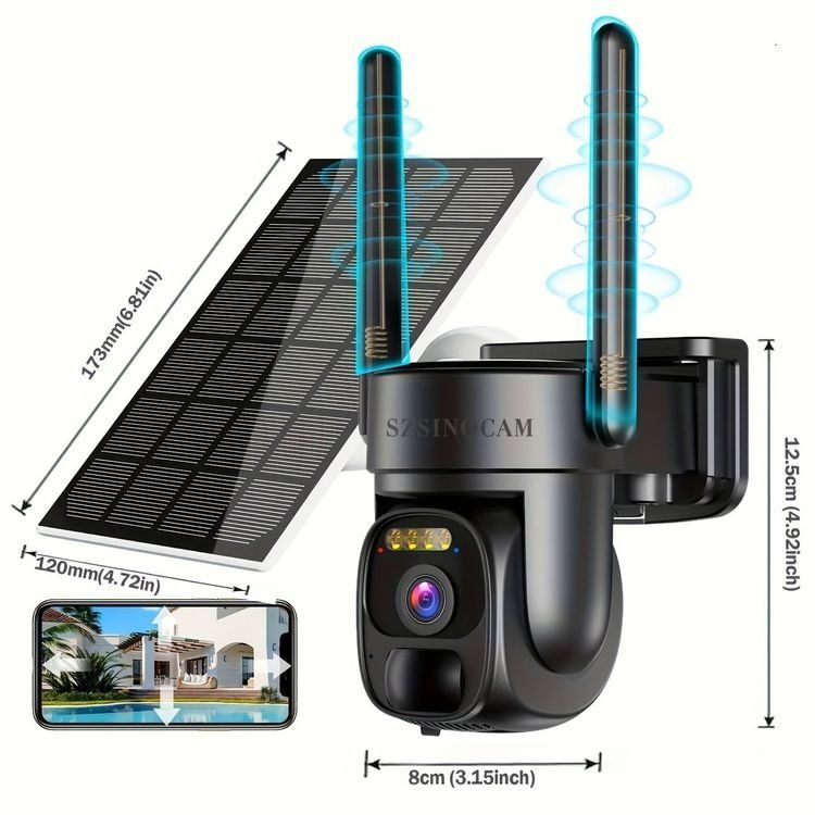 Videocamere: 4G LTE Solar-Sicherheitskamera mit SIM-Karte – Nuovo e nell'imballaggio originale da Zuchwil venduto da Beppe_25.3 1
