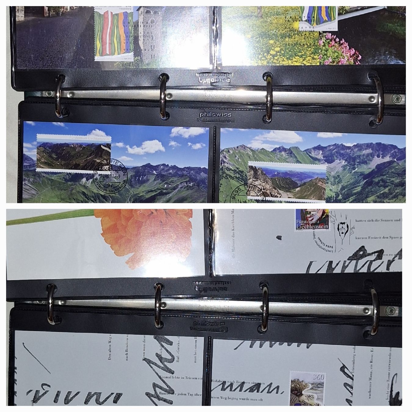 Alle Briefmarken: 159 Maximumkarten Liechtenstein 2010 - 2014  – Gebraucht aus Balgach von SIMEON27 2