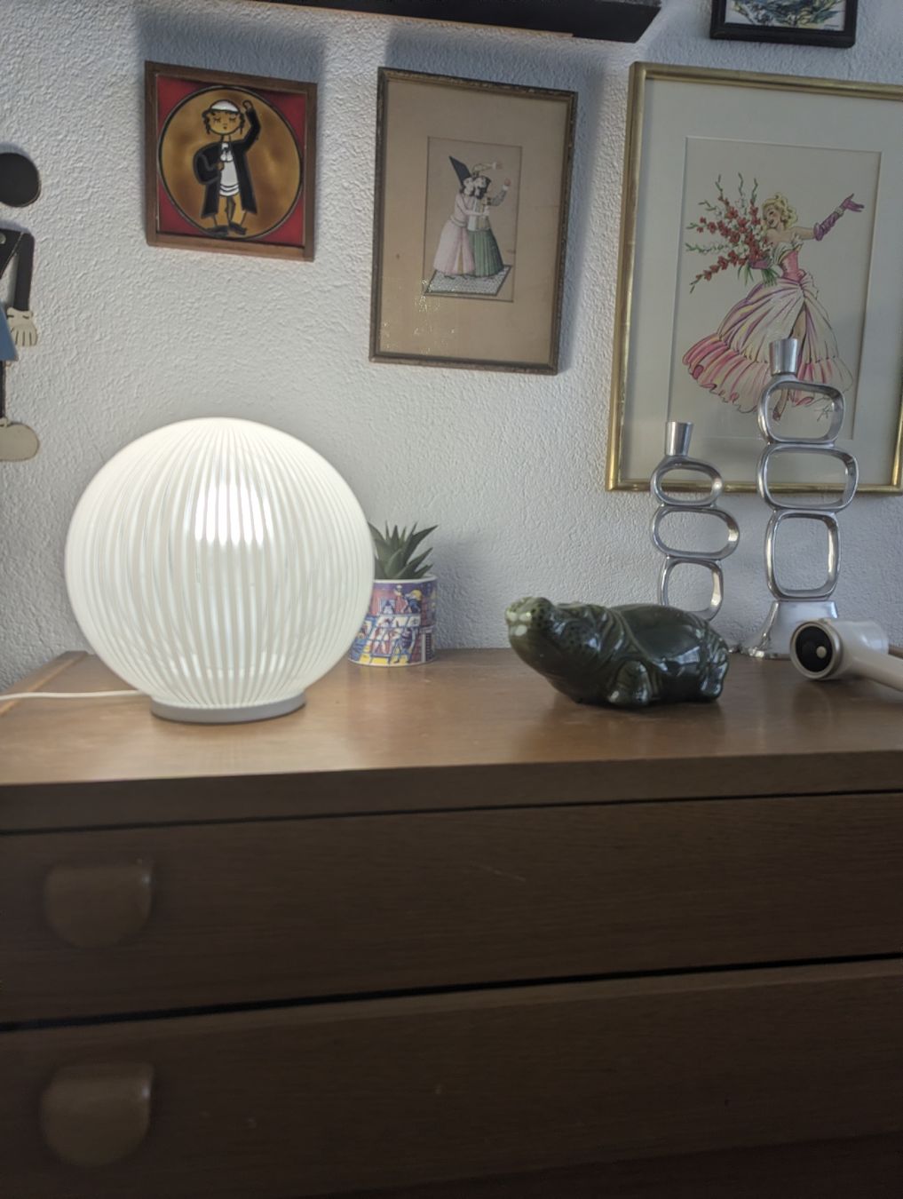 Murano Lampen: Authentic VENINI Murano Mezza Filigrana Glass Lamp Signed – Gebraucht aus Erlinsbach SO von Meytalien 2