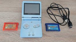 GBA Gameboy Advance SP Surf Blue