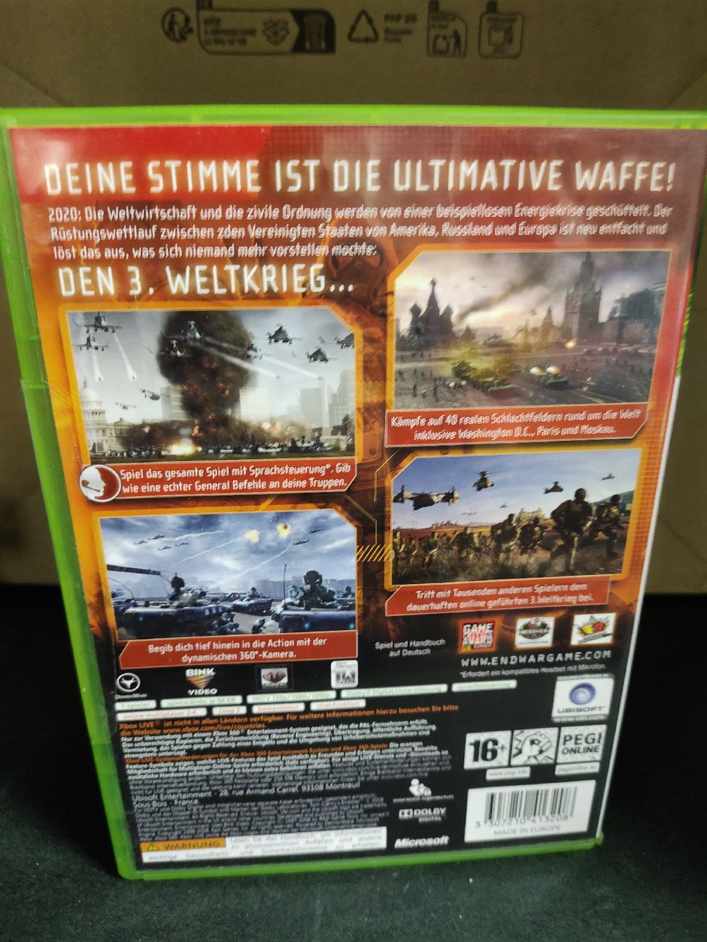 Microsoft Giochi: Tom Clancy's Endwar Xbox 360 - Jeu d'occasion  – Usato da fribourg venduto da GameSpot 1