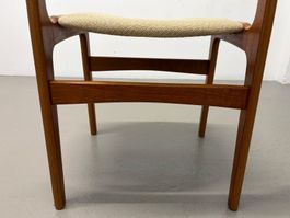 Erik Buch, Mid Century, Teak Stuhl, Vintage, Danish Modern
