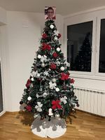 Sapin 230cm et déco de Noël 