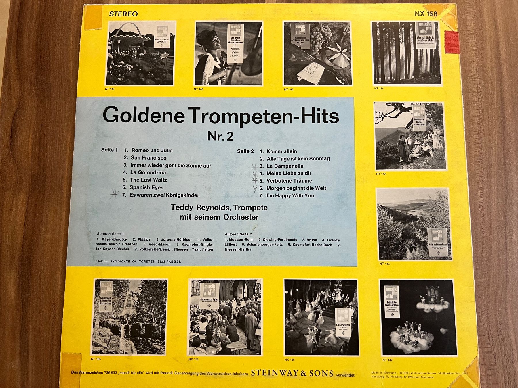 Dischi in vinile: 4x LP SCHALLPLATTEN TROMPETEN – Usato da chiasso venduto da Wulli 3