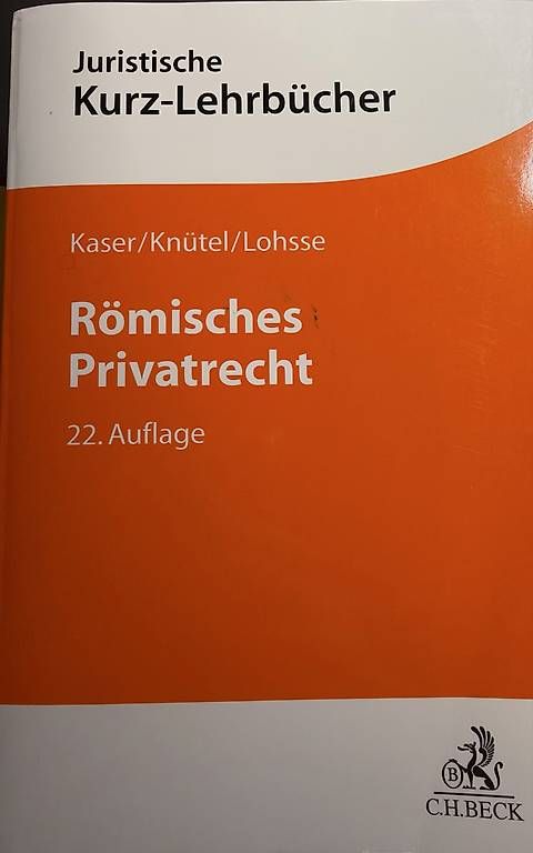 Livres: Römisches Privatrech – D'occasion à Schöftland par tanjaaaa._
