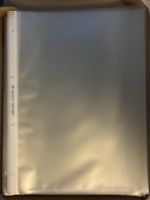 60x Zeigtaschen A4 transparent, 4-fach Lochung, 80my, BIELLA