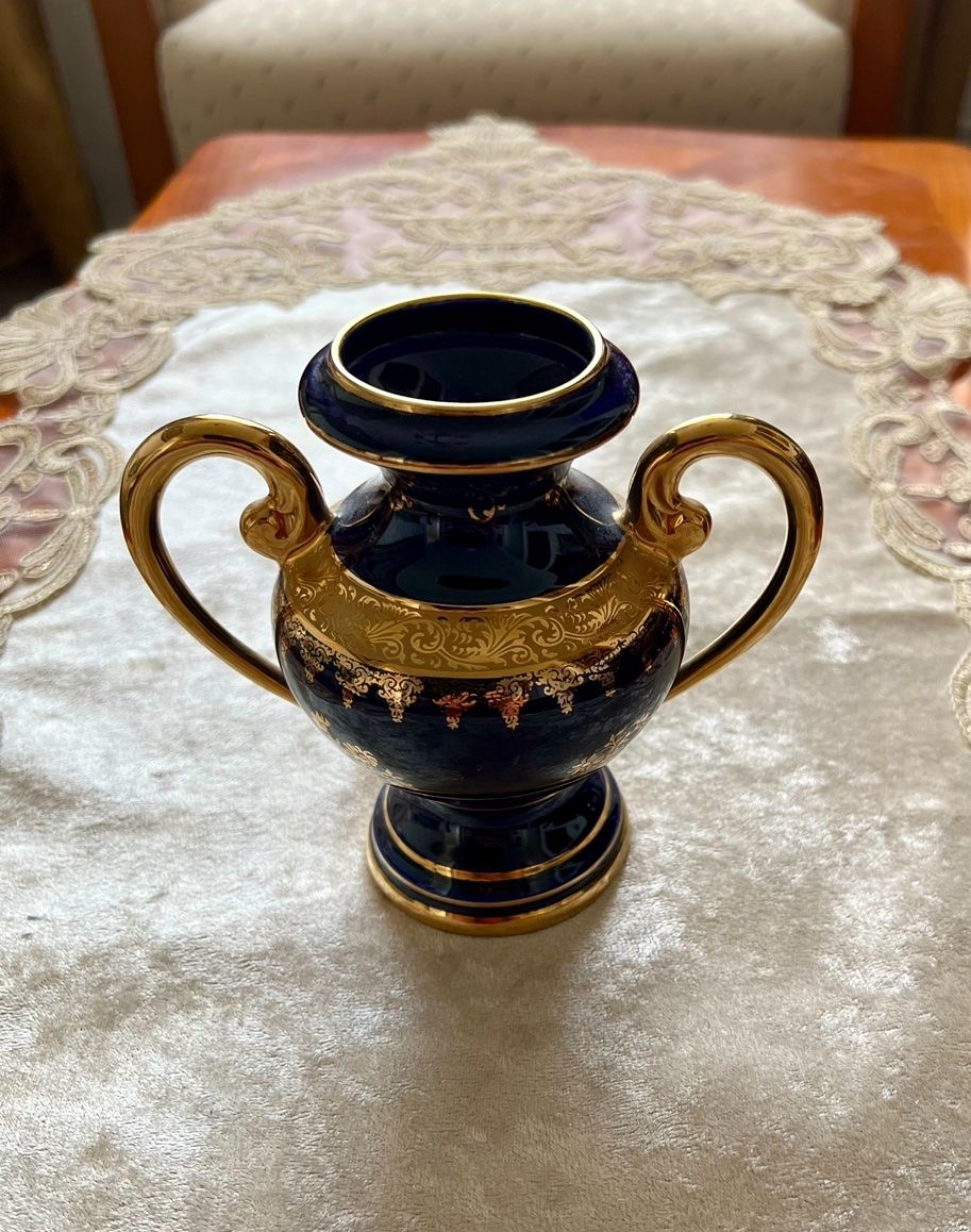 Vasi & Recipienti: Vase Kobaltblau Gold – Usato da Rutschwil venduto da joz_w5mj