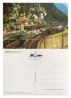 Göschenen Reusstal Uri Gotthard Bahn SBB Autoverlad Autozug