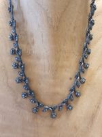Blüemli-Blattranken 925er Silber Collier