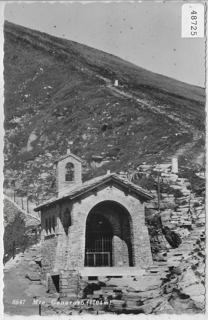 Cartoline postali: Mte. Generoso - Kapelle – Usato da Ettingen venduto da Kartenplanet