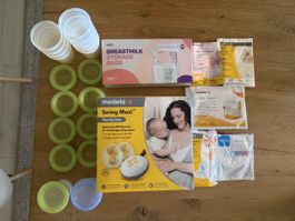 Medela Milchpumpe mit Garantie Swing Maxi Hands-free