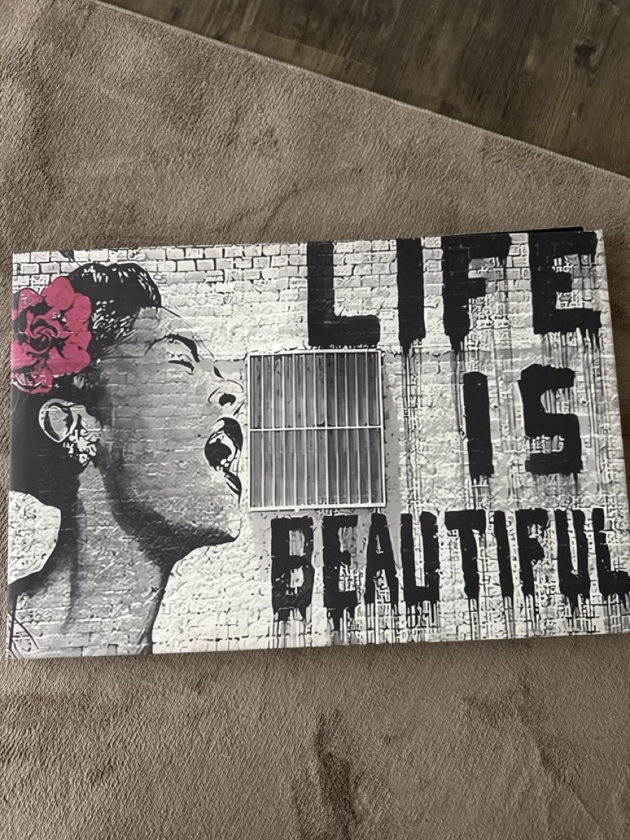 Poster & Bilder: 2 Leinwandbilder Bansky-Motive – Gebraucht aus Pfeffingen von Twoa 6