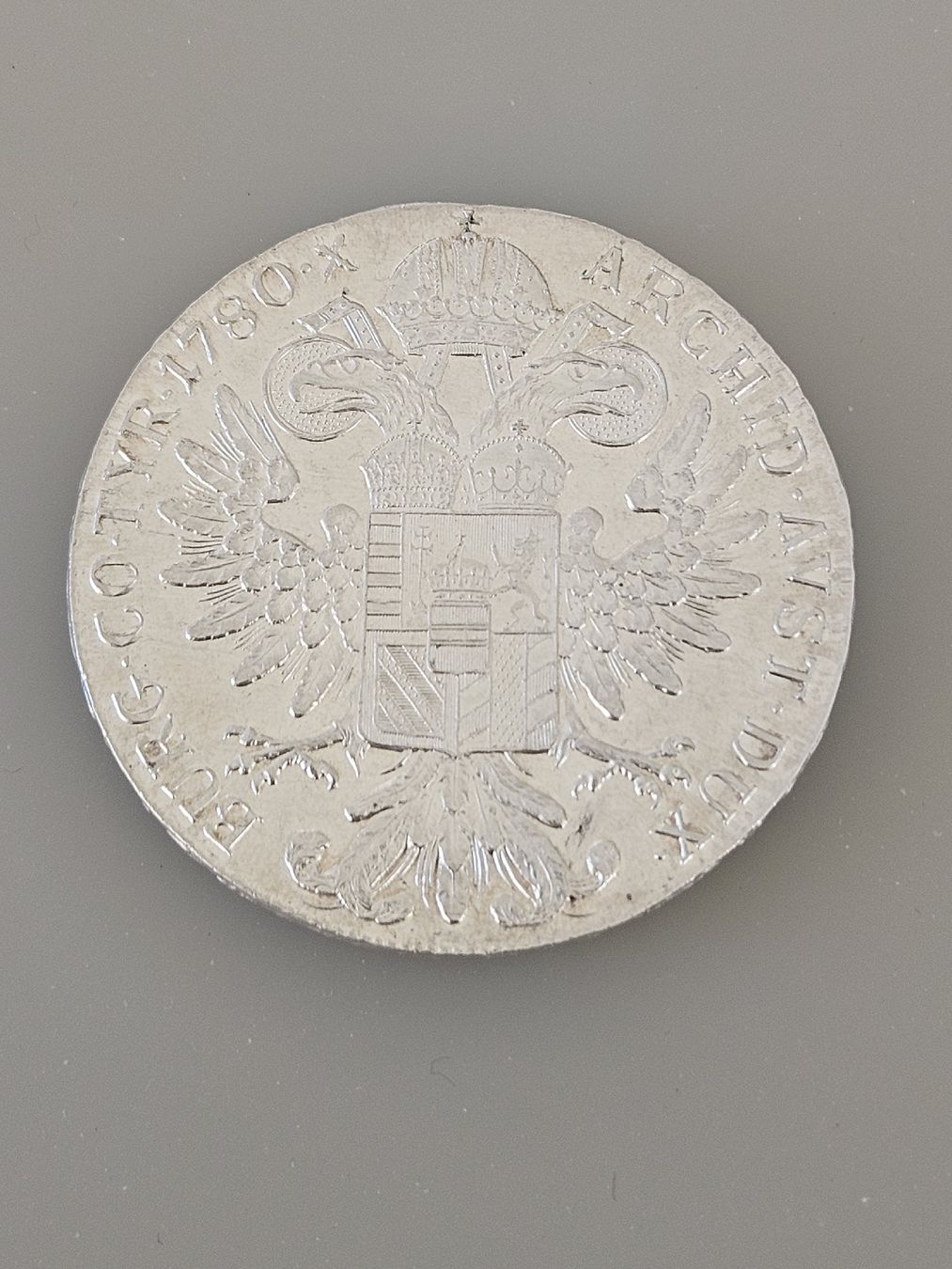 Alle Münzen: pièce de 1 thaller argent 1780 – Gebraucht aus Cortaillod von lemaurice01 1