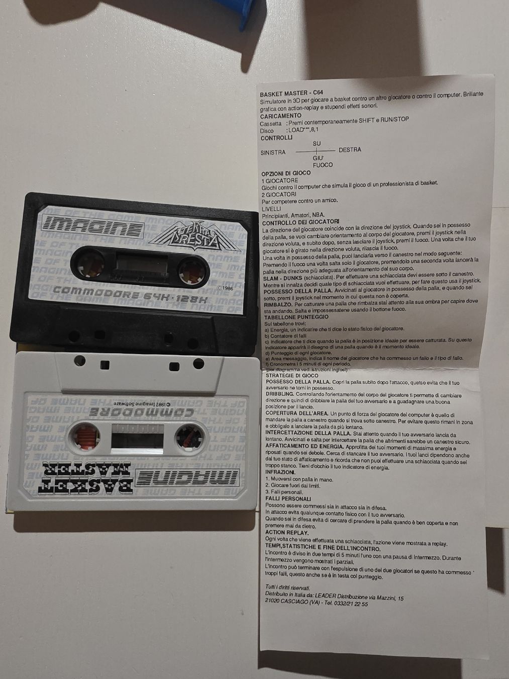 Commodore PC: Giochi Commodore 64 128 Basket Master Terra Cresta  – Usato da Biasca venduto da Kayleen29 2
