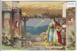 Jesuskind - Litho - Karte zum aufklappen