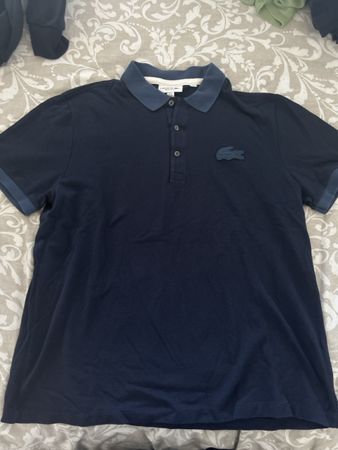 Polo Lacoste bleu marine taille US XL