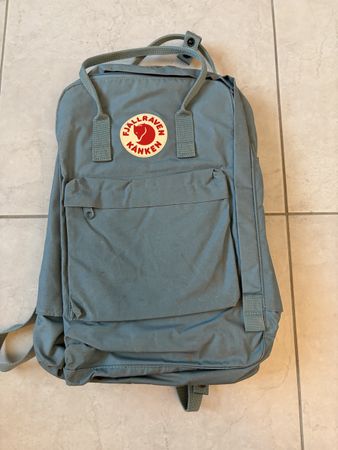Fjallraven Kanken Backpack light blue used