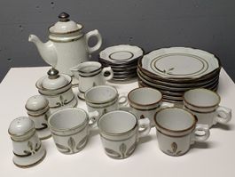 GERZ W.Germany 23-tei.Geschirrset Vintage Tafelset Handmade
