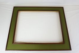 Bilderrahmen mit grünen Leinen 63x76.5