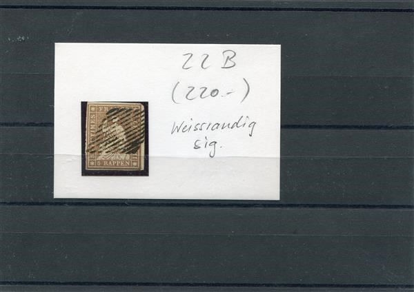 Tous les timbres: Strubel Nr. 22 B weissrandig – D'occasion à Winterthur par Kyoung