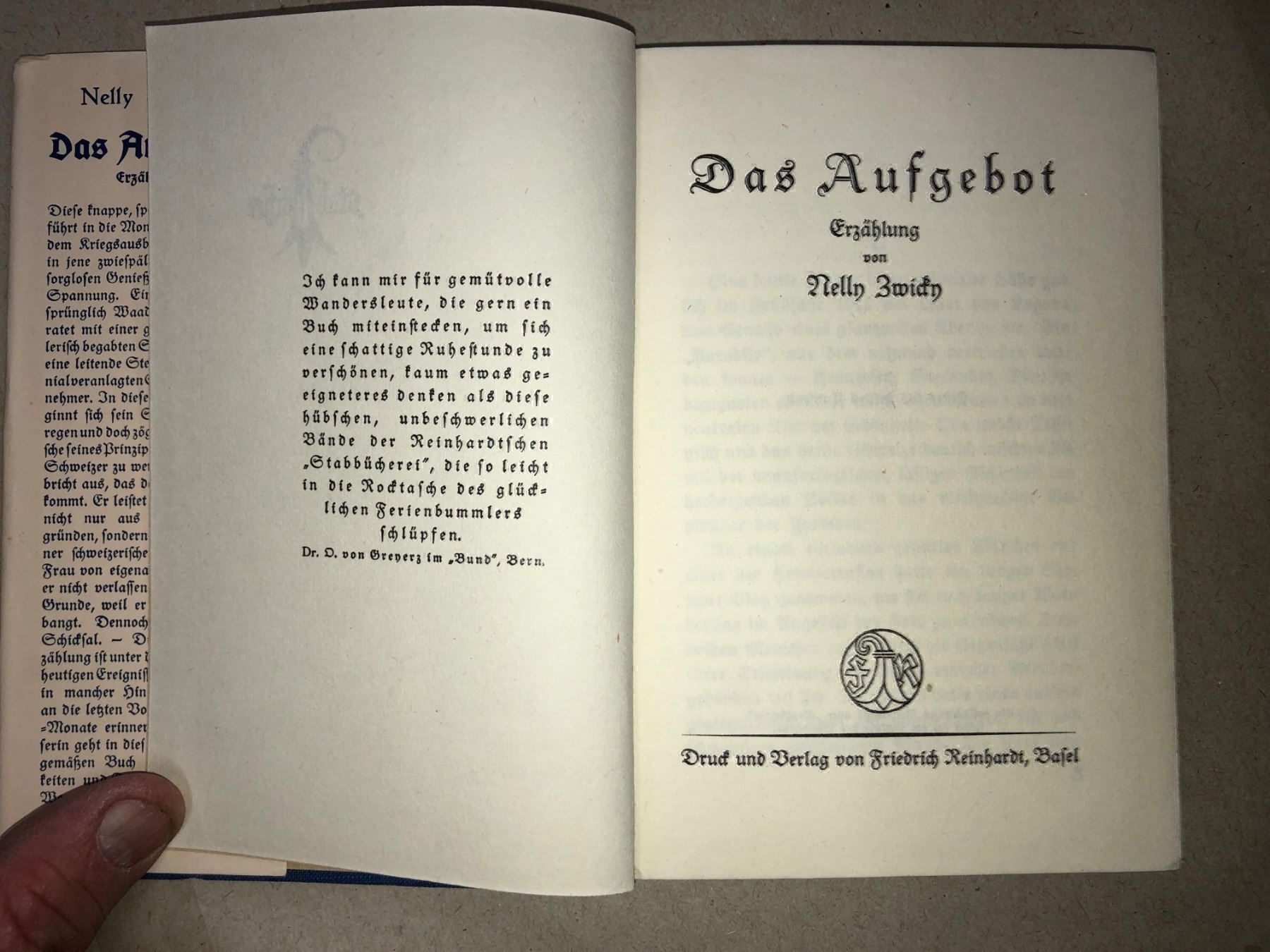 Libri: Nelly Zwicky: Das Aufgebot – Usato da Zürich venduto da allp 3