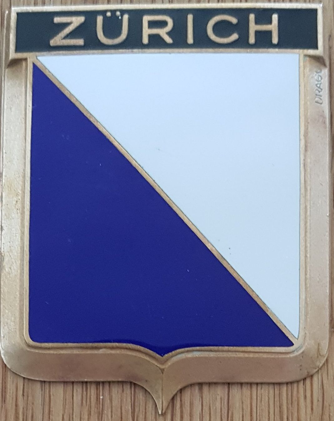 Schilder: Schild / Emblem ZÜRICH – Gebraucht aus Neuchâtel von Blondy_73