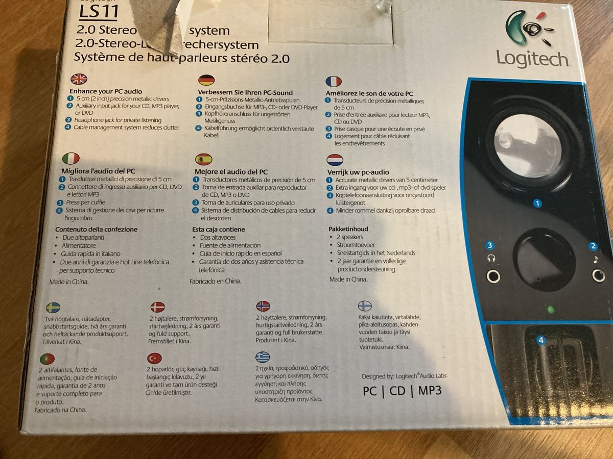 Casse acustiche: Logitech LS11 2.0 Stereo Lautsprechersystem Silber – Usato da Emmenbrücke venduto da JJ_89 3