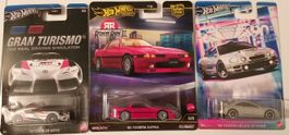 Hot Wheels Premium & Silver Series Toyota Supra & Celica
