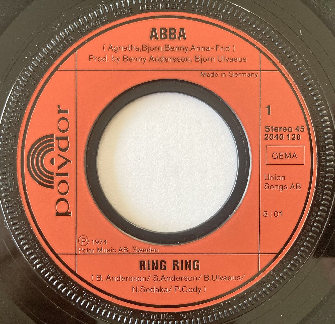 Vinyles: ABBA - RING RING – D'occasion à Bottens par hotter-than-hell 2